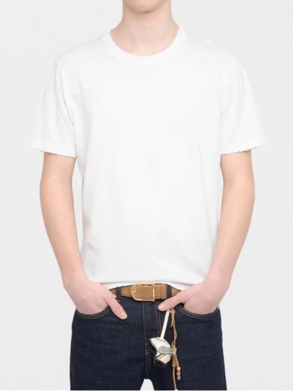 Zadig & Voltaire NWT Tommy Day Dreamer T Shirt White XX Large